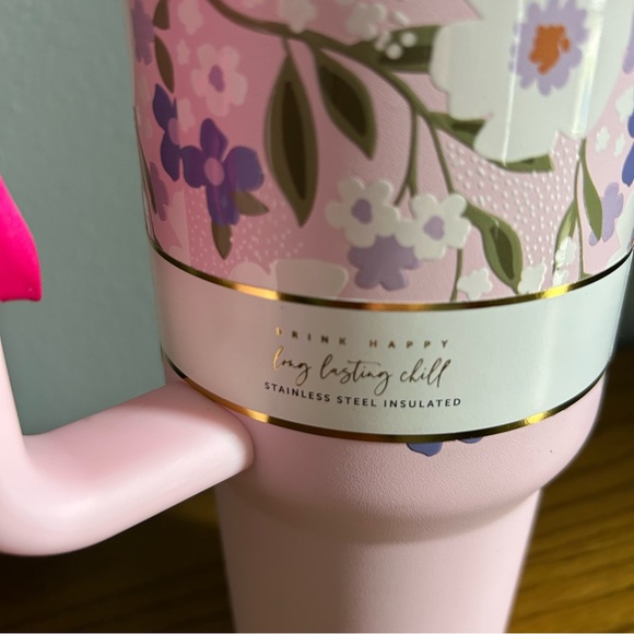 The Darling Effect 40 oz. Tumbler - Floral Haven Lilac NEW! - Picture 5 of 6